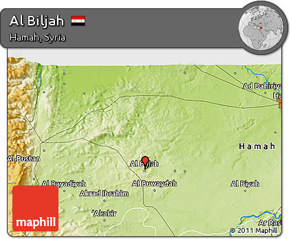Physical 3D Map of Al Biljah