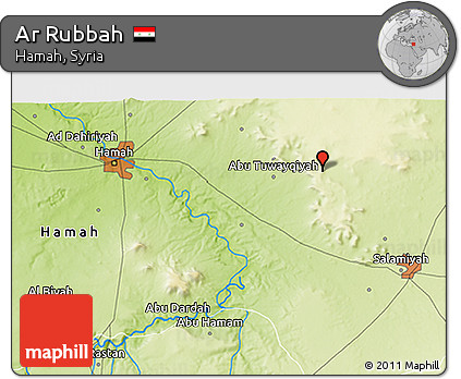Physical 3D Map of Ar Rubbah