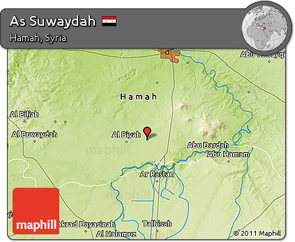 Physical 3D Map of As Suwaydah
