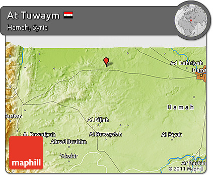 Physical 3D Map of At Tuwaym