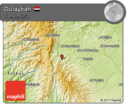 Physical 3D Map of Dulaybah