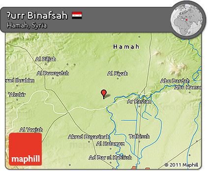 Physical 3D Map of Ḩurr Binafsah
