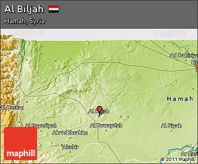 Physical 3D Map of Al Biljah