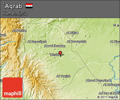 Physical 3D Map of `Aqrab