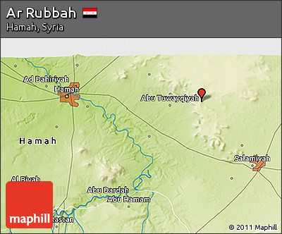 Physical 3D Map of Ar Rubbah