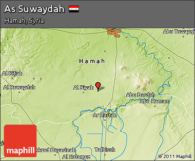Physical 3D Map of As Suwaydah