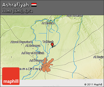 Physical 3D Map of Ashrafīyah