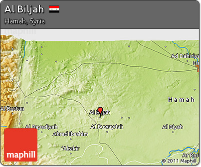 Physical 3D Map of Al Biljah