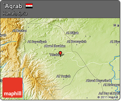 Physical 3D Map of `Aqrab
