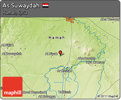 Physical 3D Map of As Suwaydah