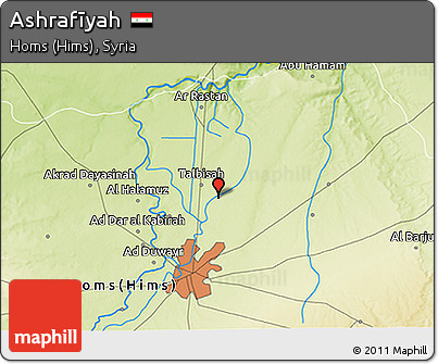 Physical 3D Map of Ashrafīyah