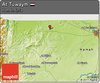 Physical 3D Map of At Tuwaym