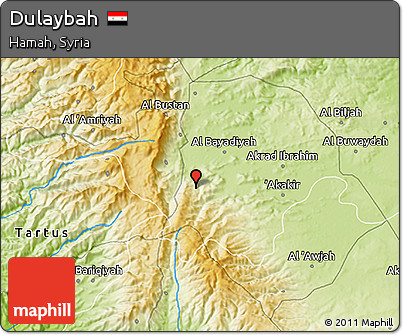 Physical 3D Map of Dulaybah