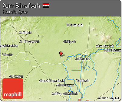 Physical 3D Map of Ḩurr Binafsah