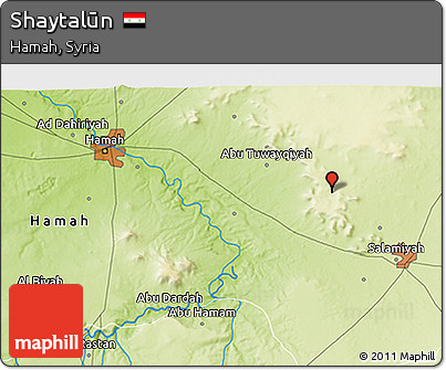 Physical 3D Map of Shaytalūn