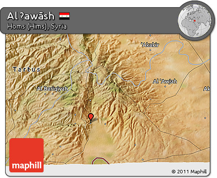 Satellite 3D Map of Al Ḩawāsh