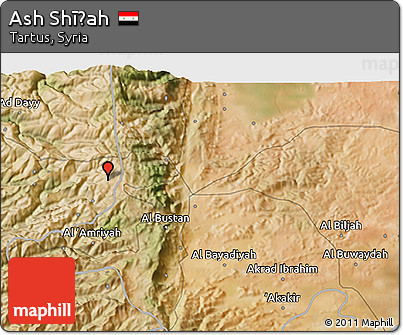 Satellite 3D Map of Ash Shīḩah