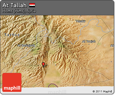 Satellite 3D Map of At Tallah