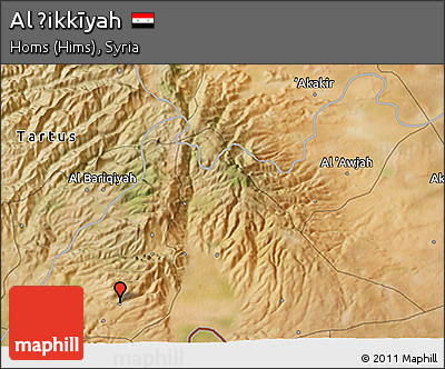 Satellite 3D Map of Al Ḩikkīyah