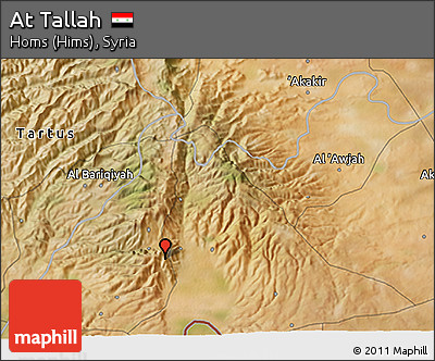 Satellite 3D Map of At Tallah