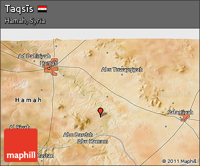 Satellite 3D Map of Taqsīs