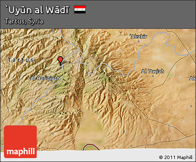 Satellite 3D Map of `Uyūn Al Wādī
