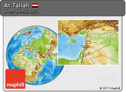 Physical Location Map of At Tallah