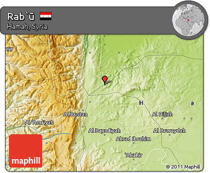 Physical Map of Rab`ū