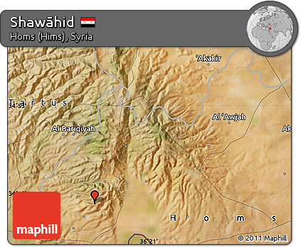 Satellite Map of Shawāhid