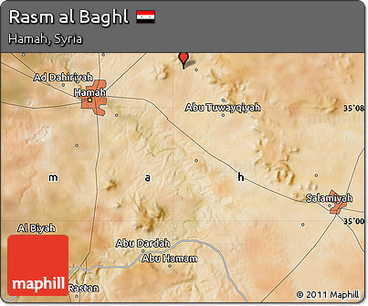 Satellite Map of Rasm Al Baghl