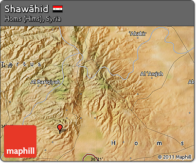 Satellite Map of Shawāhid
