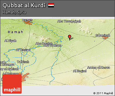 Physical Panoramic Map of Qubbat Al Kurdī