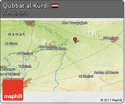 Physical Panoramic Map of Qubbat Al Kurdī