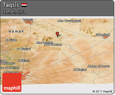 Satellite Panoramic Map of Taqsīs