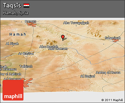 Satellite Panoramic Map of Taqsīs