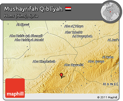 Physical 3D Map of Mushayrifah Qiblīyah