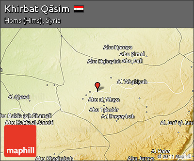 Physical 3D Map of Khirbat Qāsim
