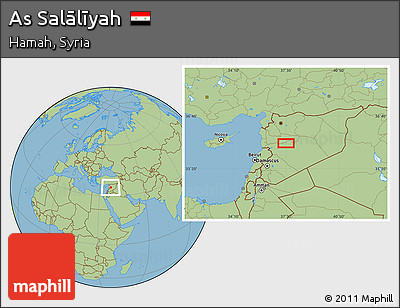 Savanna Style Location Map of As Salālīyah