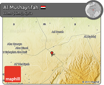 Physical Map of Al Mushayrifah