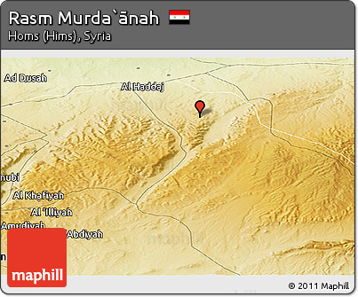 Physical Panoramic Map of Rasm Murda`ānah