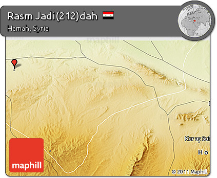 Physical 3D Map of Rasm Jadi(212)dah