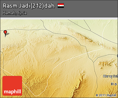 Physical 3D Map of Rasm Jadi(212)dah