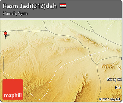 Physical 3D Map of Rasm Jadi(212)dah