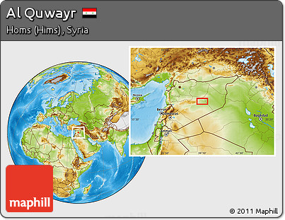 Physical Location Map of Al Quwayr