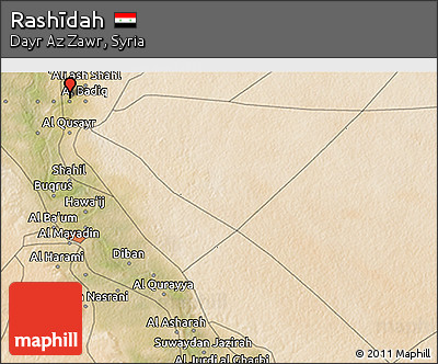 Satellite 3D Map of Rashīdah
