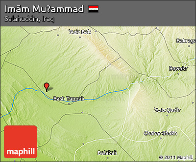 Physical 3D Map of Imām Muḩammad