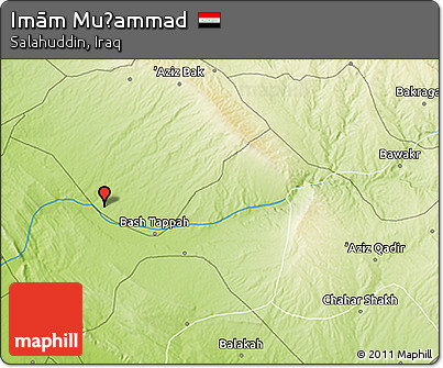 Physical 3D Map of Imām Muḩammad