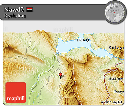 Physical 3D Map of Nawdē