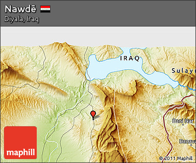 Physical 3D Map of Nawdē