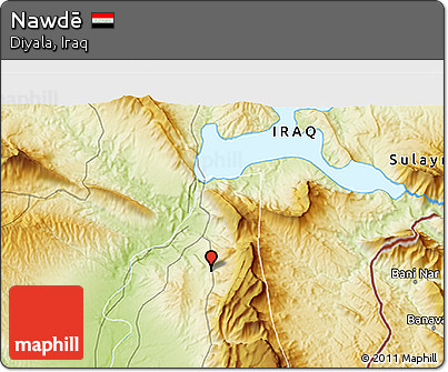 Physical 3D Map of Nawdē